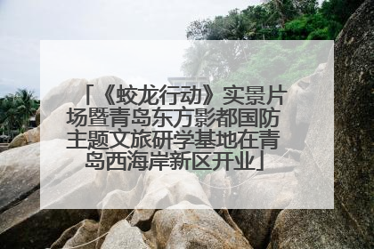 《蛟龙行动》实景片场暨青岛东方影都国防主题文旅研学基地在青岛西海岸新区开业