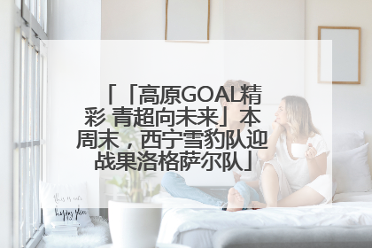 「高原GOAL精彩 青超向未来」本周末，西宁雪豹队迎战果洛格萨尔队