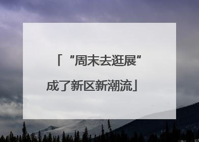 “周末去逛展”成了新区新潮流