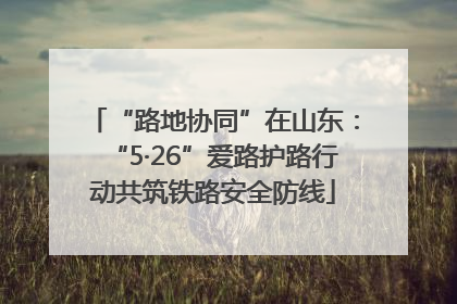 “路地协同”在山东：“5·26”爱路护路行动共筑铁路安全防线