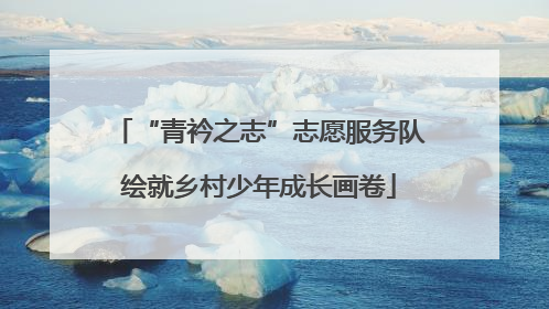 “青衿之志”志愿服务队绘就乡村少年成长画卷