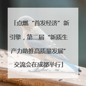 点燃“首发经济”新引擎，第二届“新质生产力助推高质量发展”交流会在成都举行