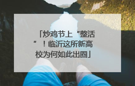 炒鸡节上“整活”！临沂这所新高校为何如此出圈