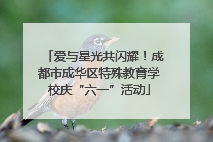 爱与星光共闪耀！成都市成华区特殊教育学校庆“六一”活动