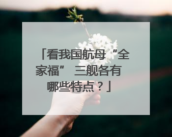 看我国航母“全家福” 三舰各有哪些特点？