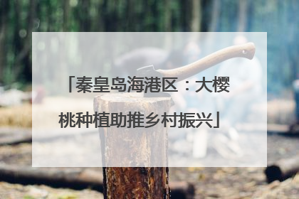 秦皇岛海港区：大樱桃种植助推乡村振兴