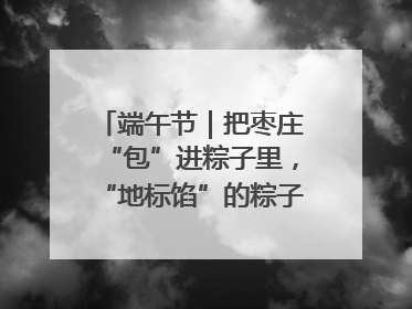 端午节｜把枣庄“包”进粽子里，“地标馅”的粽子诞生了！