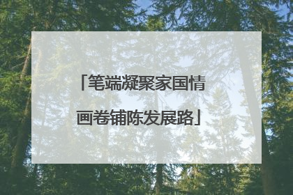 笔端凝聚家国情  画卷铺陈发展路