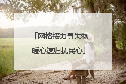 网格接力寻失物 暖心速归抚民心