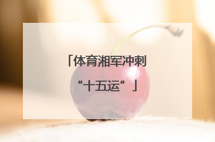 体育湘军冲刺“十五运”