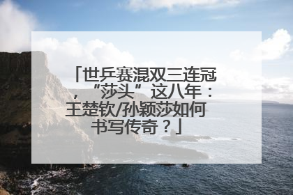 世乒赛混双三连冠，“莎头”这八年：王楚钦/孙颖莎如何书写传奇？
