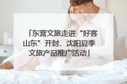 东营文旅走进“好客山东”开封、沈阳夏季文旅产品推广活动