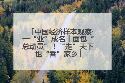中国经济样本观察·一“业”成名丨面包“总动员”！“走”天下也“香”家乡