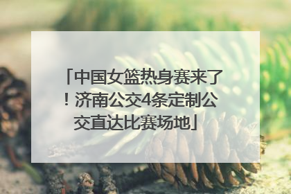 中国女篮热身赛来了！济南公交4条定制公交直达比赛场地