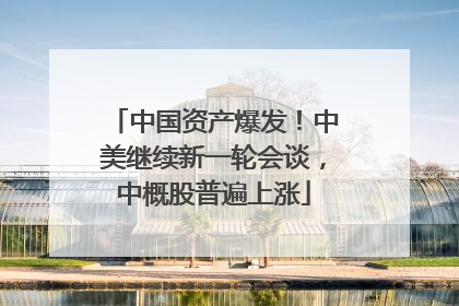 中国资产爆发！中美继续新一轮会谈，中概股普遍上涨