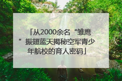 从2000余名“雏鹰”振翅蓝天揭秘空军青少年航校的育人密码