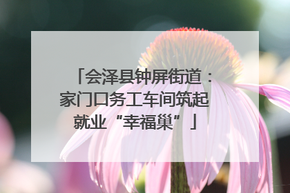 会泽县钟屏街道：家门口务工车间筑起就业“幸福巢”