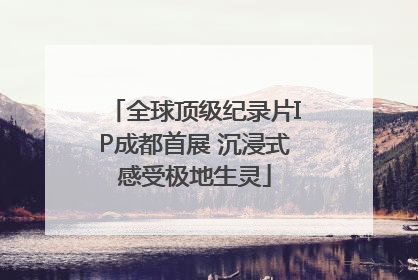 全球顶级纪录片IP成都首展 沉浸式感受极地生灵