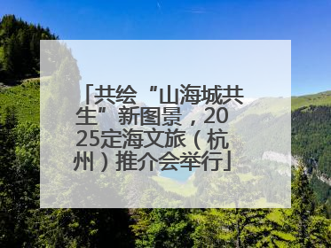 共绘“山海城共生”新图景，2025定海文旅（杭州）推介会举行