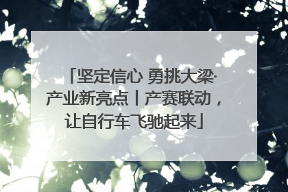 坚定信心 勇挑大梁·产业新亮点丨产赛联动，让自行车飞驰起来