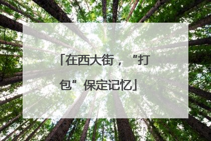 在西大街，“打包”保定记忆
