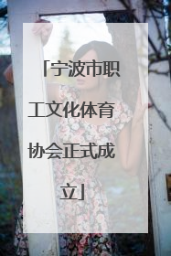 宁波市职工文化体育协会正式成立