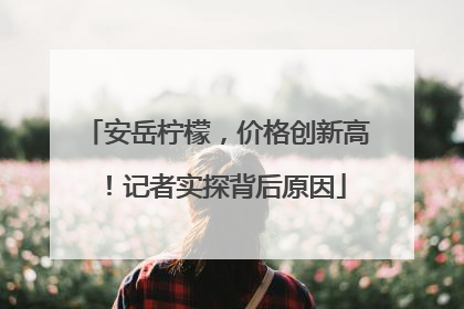 安岳柠檬，价格创新高！记者实探背后原因
