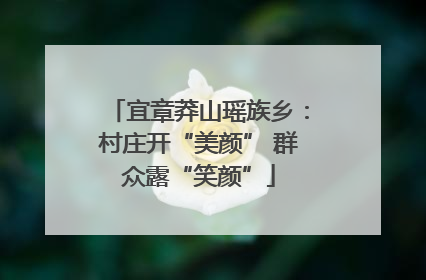 宜章莽山瑶族乡：村庄开“美颜” 群众露“笑颜”