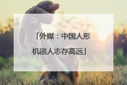外媒：中国人形机器人志存高远
