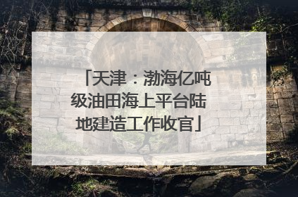 天津：渤海亿吨级油田海上平台陆地建造工作收官