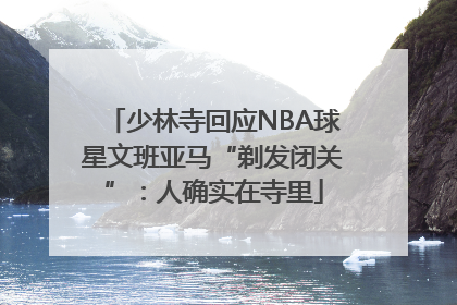 少林寺回应NBA球星文班亚马“剃发闭关”：人确实在寺里