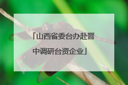 山西省委台办赴晋中调研台资企业