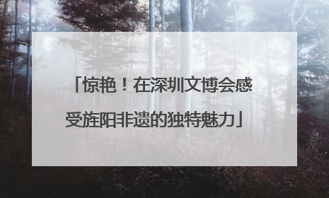 惊艳！在深圳文博会感受旌阳非遗的独特魅力