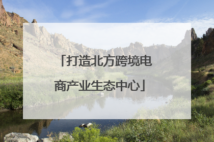 打造北方跨境电商产业生态中心