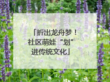 折出龙舟梦！社区萌娃“划”进传统文化