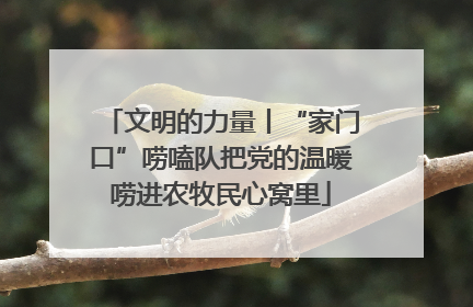 文明的力量丨“家门口”唠嗑队把党的温暖唠进农牧民心窝里