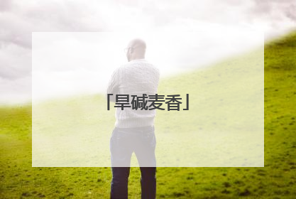 旱碱麦香