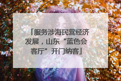 服务涉海民营经济发展，山东“蓝色会客厅”开门纳客