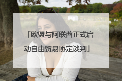 欧盟与阿联酋正式启动自由贸易协定谈判