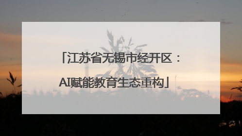 江苏省无锡市经开区：AI赋能教育生态重构