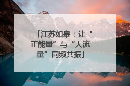 江苏如皋：让“正能量”与“大流量”同频共振