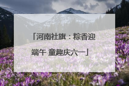 河南社旗：粽香迎端午 童趣庆六一