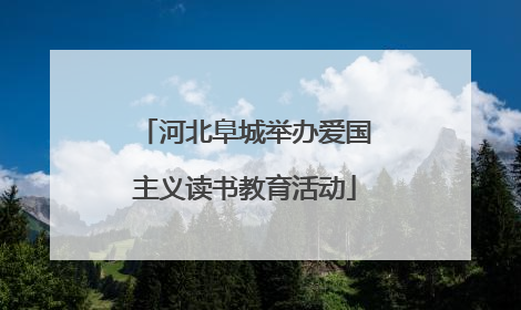 河北阜城举办爱国主义读书教育活动