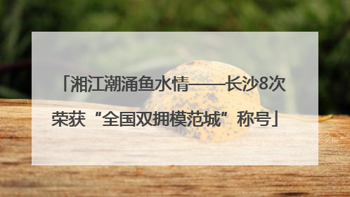 湘江潮涌鱼水情——长沙8次荣获“全国双拥模范城”称号