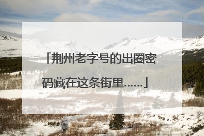荆州老字号的出圈密码藏在这条街里……
