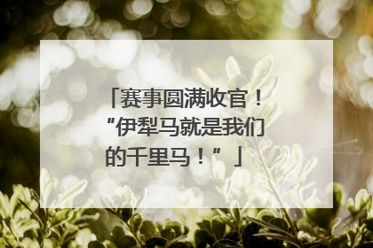 赛事圆满收官！“伊犁马就是我们的千里马！”