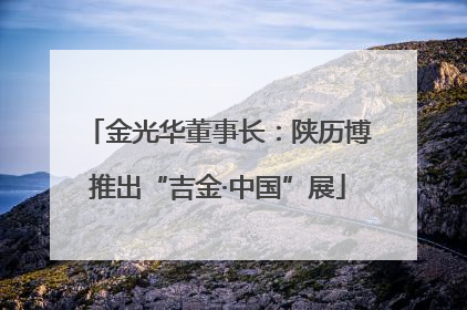 金光华董事长：陕历博推出“吉金·中国”展