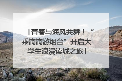 青春与海风共舞！“乘滴滴游烟台”开启大学生浪漫读城之旅