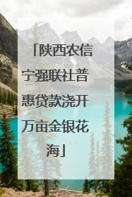 陕西农信宁强联社普惠贷款浇开万亩金银花海
