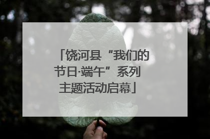 饶河县“我们的节日·端午”系列主题活动启幕